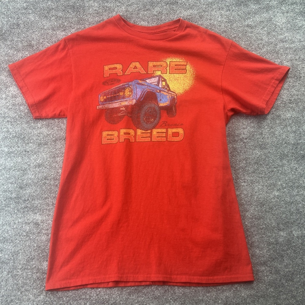Ford‎ Bronco T-shirt, Men's size medium M Red.